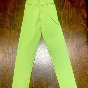 NWT Margarita Sz 1 (0-4) Lime Green High-Waisted Athleisure/ Yoga Leggings